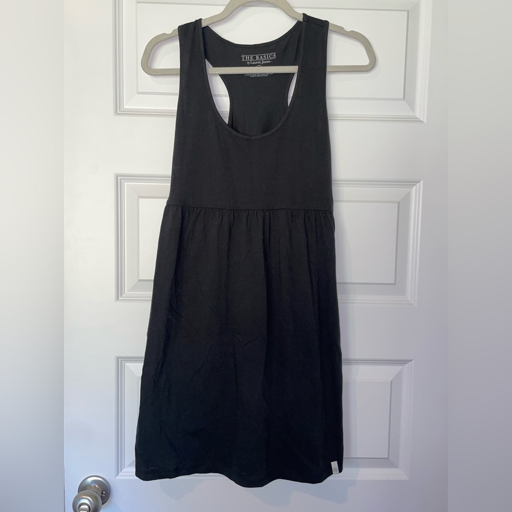 Lauren James- Cotton Black Dress- Size Large
